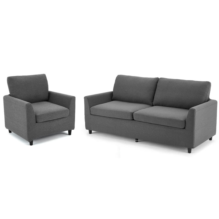 YODOLLA 2 Piece Living Room Set Wayfair.co.uk